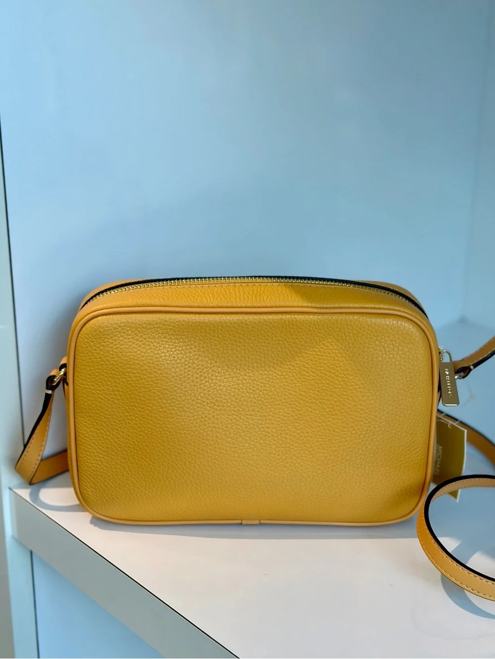 Michael Kors structured pebbled